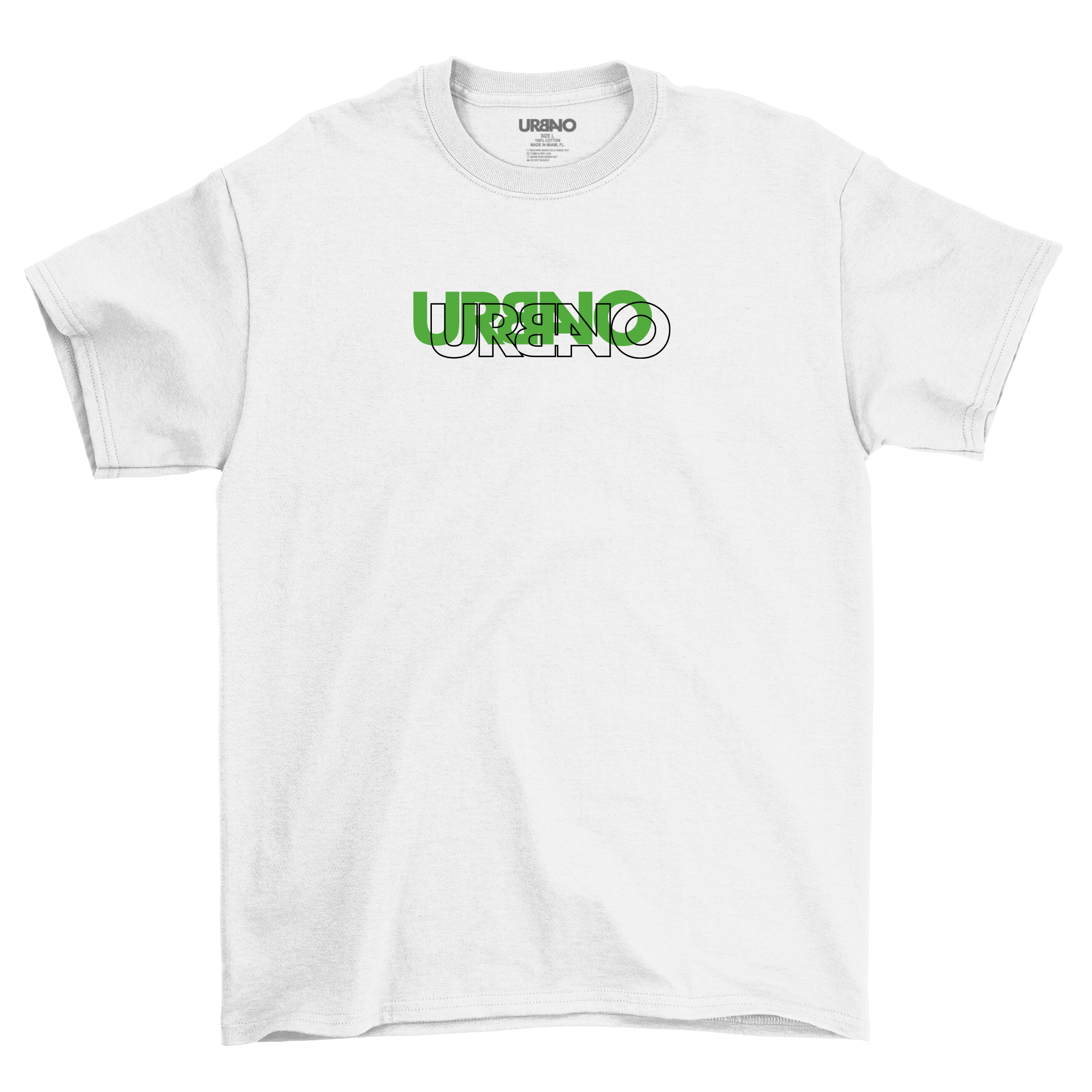 Urbano Blk & Green Shirt - Urbano Tees - Reggaeton Shirts