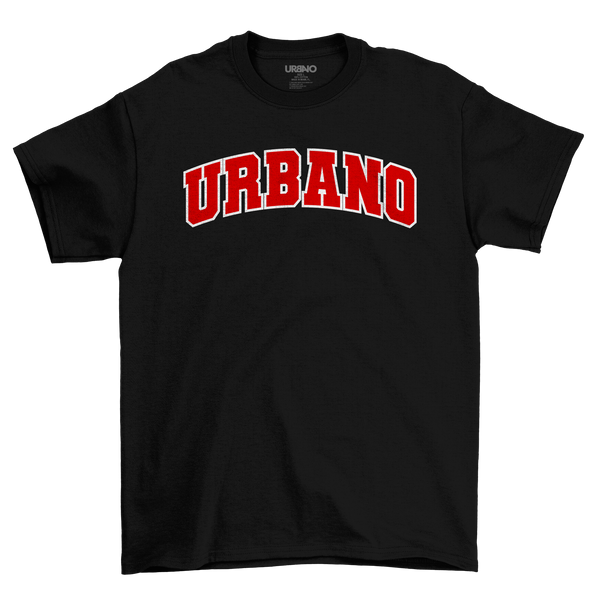 Camiseta Universitaria Urbano Negra